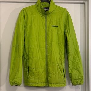 Patagonia Men's Neon Green Puffer Jacket